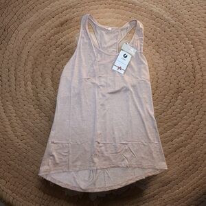 NWT ICTIVE Open Cross-Back Workout Tank Top – Apricot Heather, Size XL